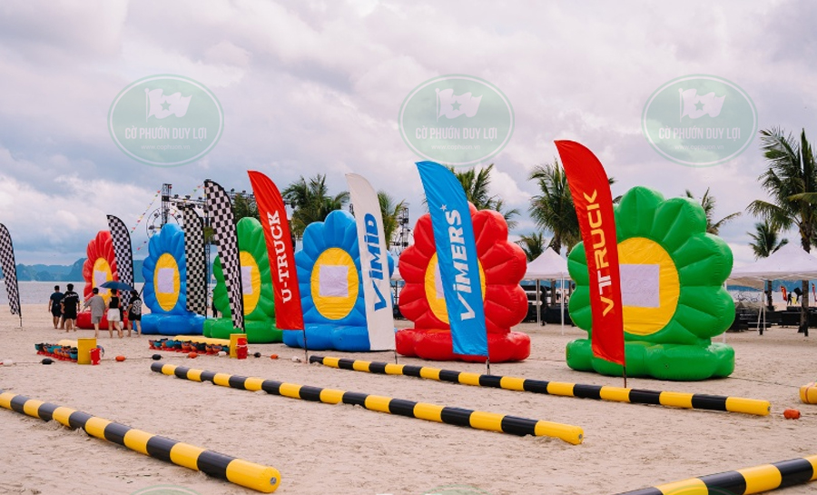 Mẫu cờ phướn du lịch thể thao ngoài trời