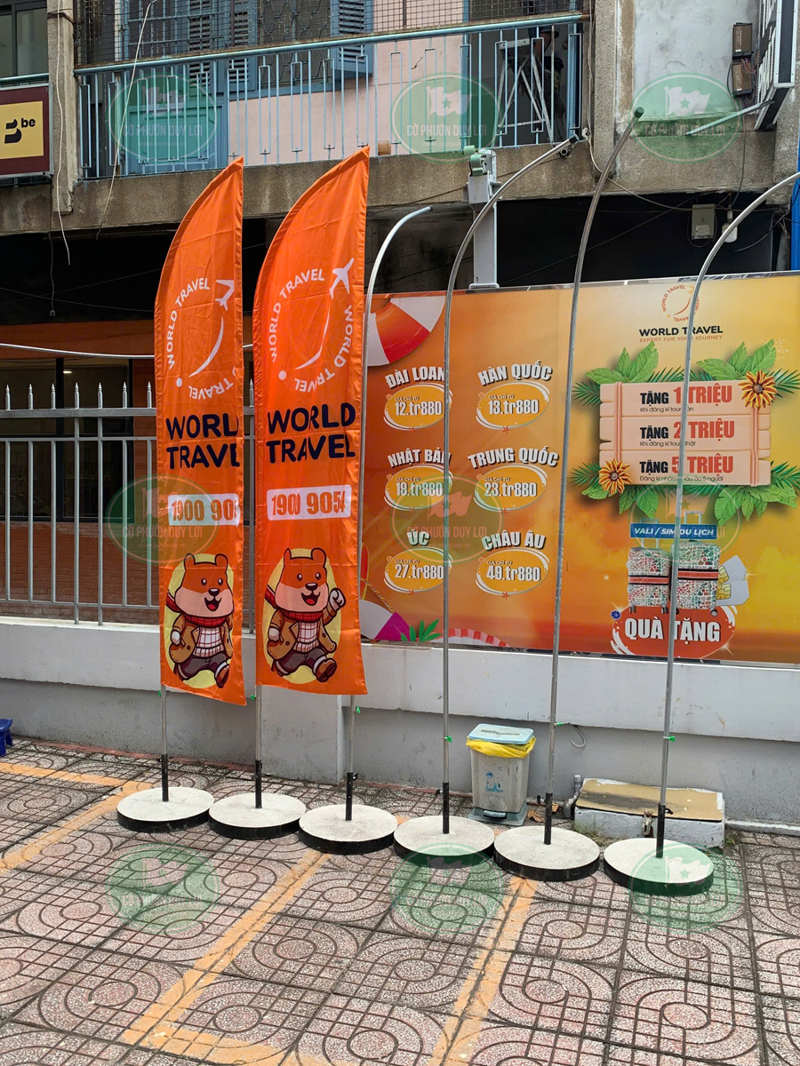 Cờ phướn du lịch thể thao ngoài trời