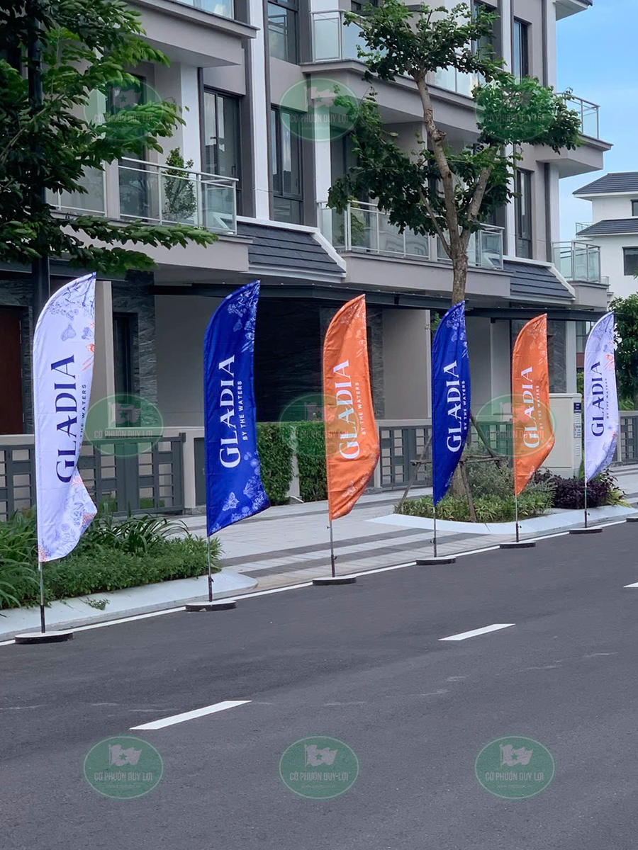 Cờ phướn dự án bất động sản Duy Lợi