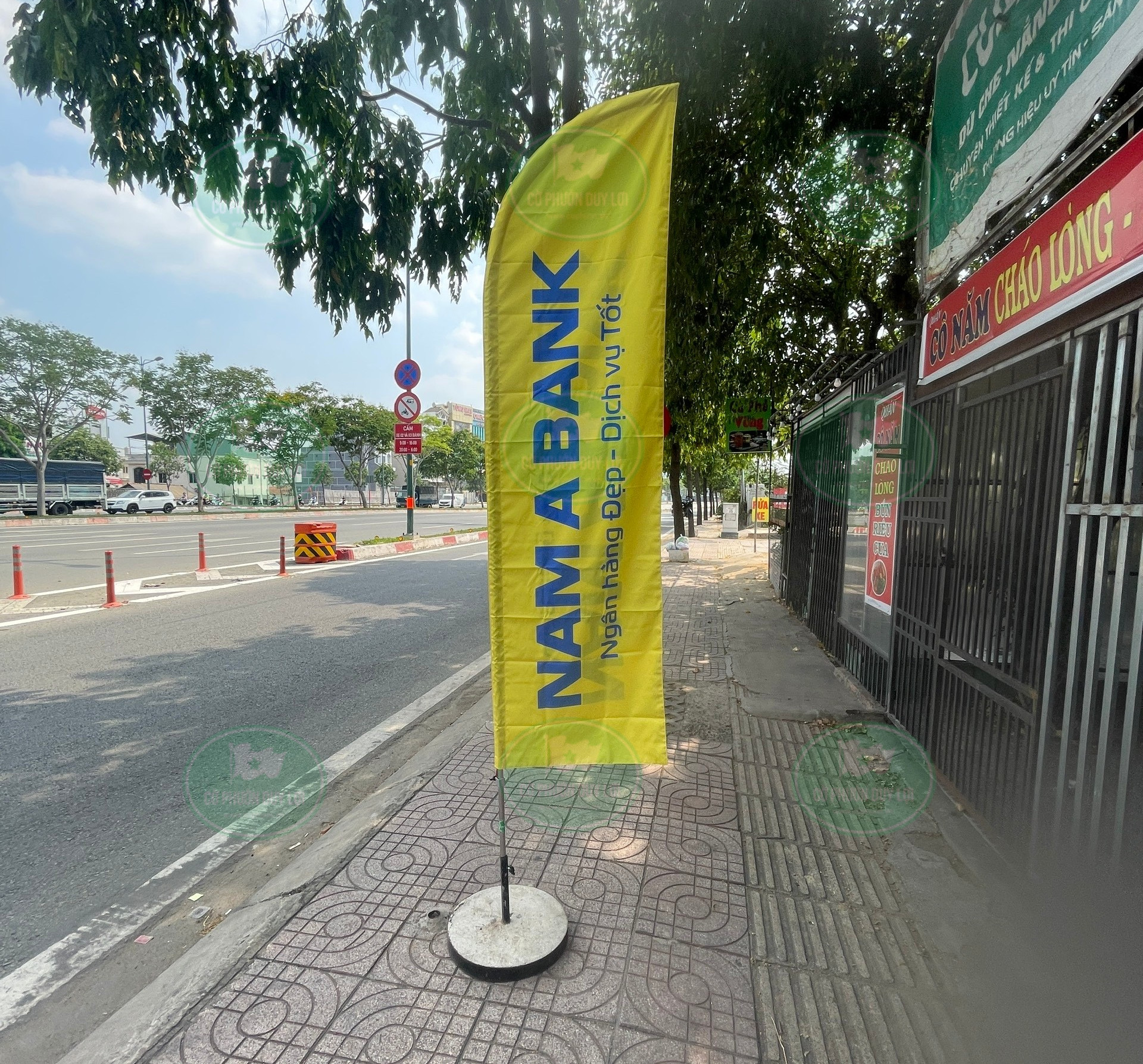 Mẫu cờ phướn ngân hàng đẹp