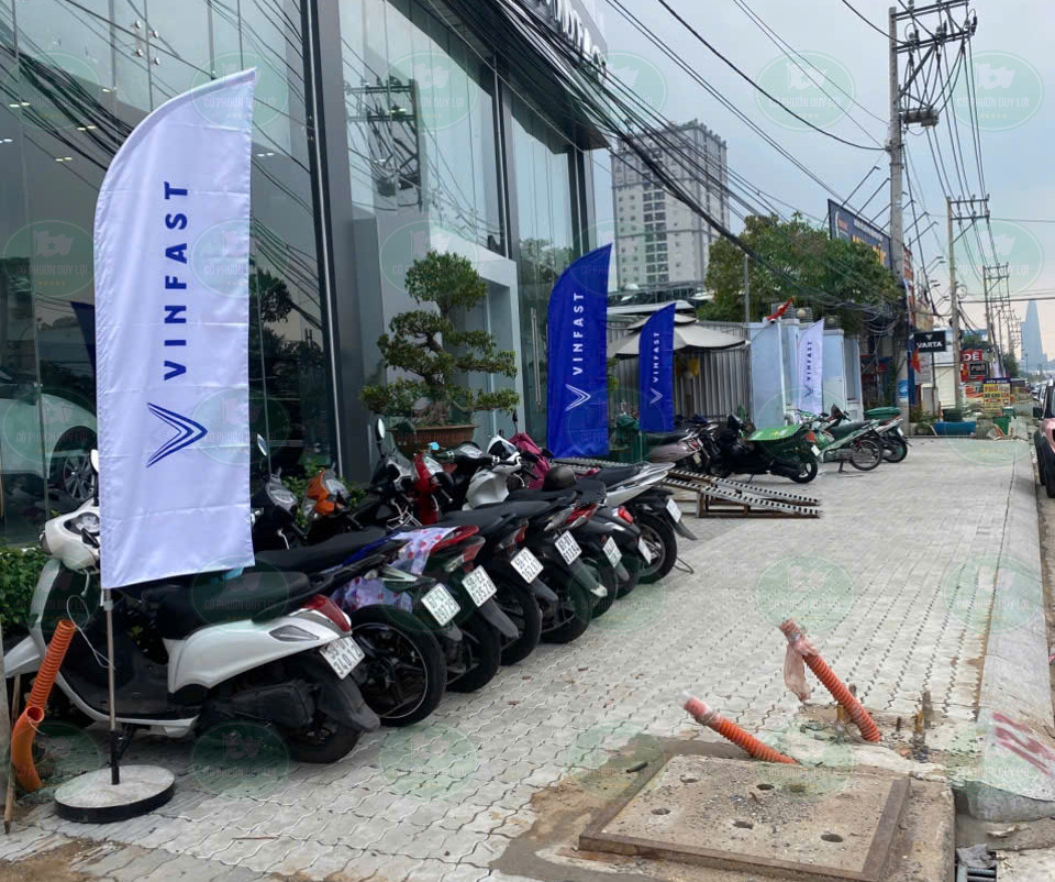 Cờ phướn ô tô xe máy đẹp